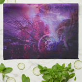 Paars Fairy Tale Fantasy Castle Theedoek (Gevouwen)