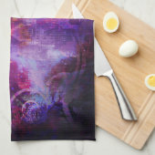 Paars Fairy Tale Fantasy Castle Theedoek (Quarter Fold)
