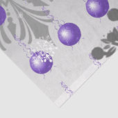 Paars Fancy kerstboompapier Tissuepapier (Detail)