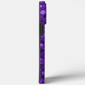 Paars Faux Mosaic Glass Case-Mate iPhone Case (Achterkant / Rechts)