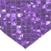 Paars Faux Mosaic Glass Medium Tafelloper (Hoek)