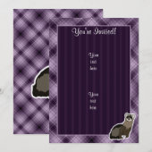 Paars Ferret Kaart (Voorkant / Achterkant)