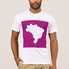 Paars Festive Brazilië op Emporio Moffa T-shirt