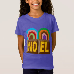 Paars fijn truitje Design GATEAUX NOEL T-shirt