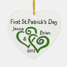 Paar's First St. Patrick's Day Ornament