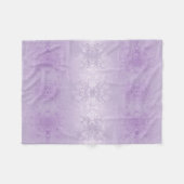 paars fleece deken (Voorkant (Horizontaal))