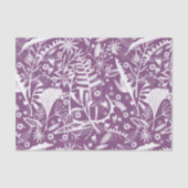  Paars flesje botanisch Tissuepapier (Voorkant)