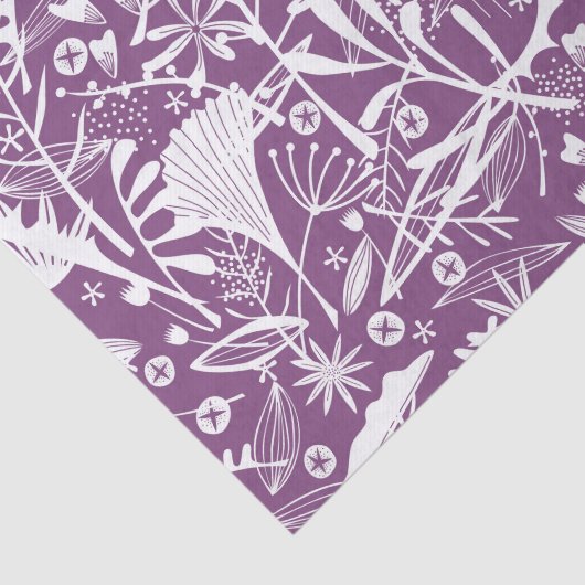  Paars flesje botanisch Tissuepapier (Detail)