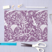 Paars flesje botanisch Tissuepapier (Craft)