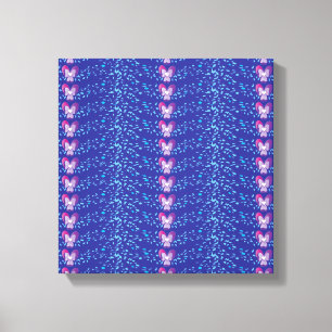 Paars flessenpapier Canvas Afdruk