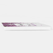 Paars Floral Guest Book Gastenboek (Rug)