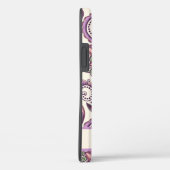 Paars Floral Paisley Unieke Patroon Case-Mate iPhone Case (Achterkant / Rechts)