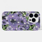 Paars Floral Pattern Case-Mate iPhone Case (Achterkant (horizontaal))