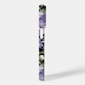 Paars Floral Pattern Case-Mate iPhone Case (Achterkant / Rechts)