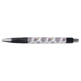 Paars Floral Pattern Pen