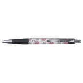 Paars Floral Pattern Pen (Achterkant)