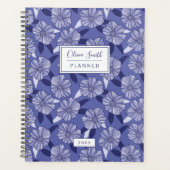 Paars Floral Pattern Planner (Voorkant)