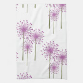 Paars Floral Pattern Theedoek (Verticaal)