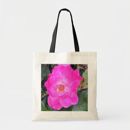 paars Floral Tas greyforaday (Voorkant)