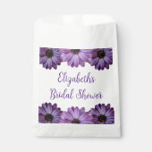 Paars Floral Vrijgezellenfeest Bedankzakje (Voorkant)