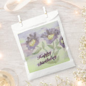  Paars Flowered Bedankzakje (Geknipt)