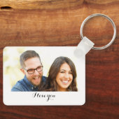 Paar's foto sleutelhanger (Voorkant)