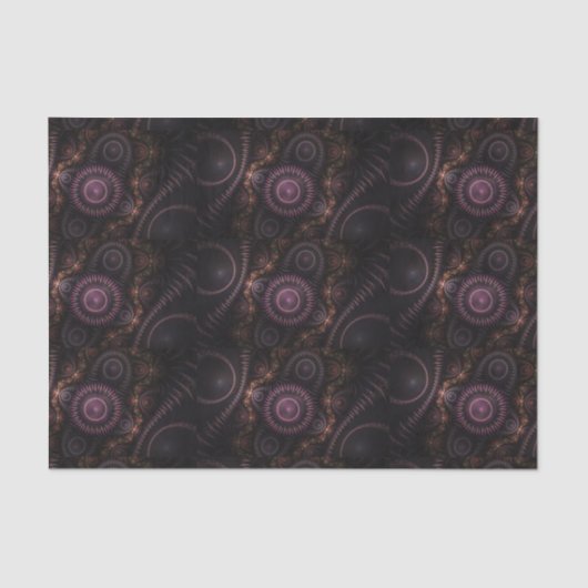 paars fractaal tissuepapier (Voorkant)