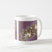 Paars - Fractal Koffiemok (Voorkant rechts)