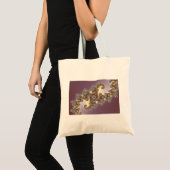 Paars - Fractal Tote Bag (Voorkant (product))