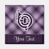 Paars-Franse Horn Magneet (Voorkant)