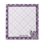 Paars-Franse Horn Notitieblok (Voorkant)