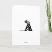 Paars Freesia Flowers Kaart (Achterkant)