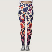 paars fruit leggings (Voorkant)