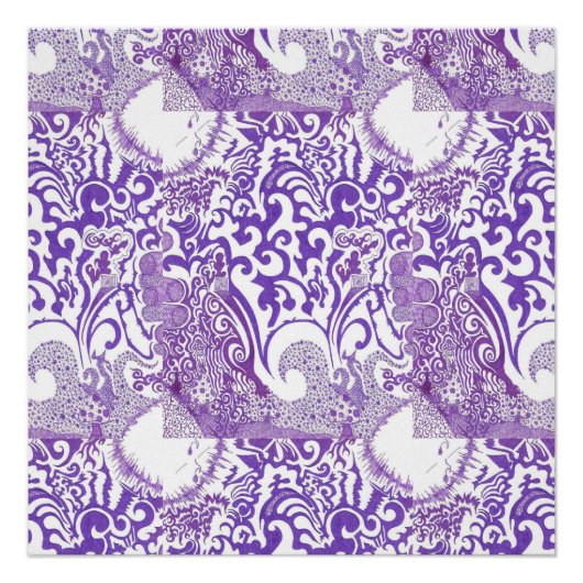 Paars Funk Poster (Voorkant)