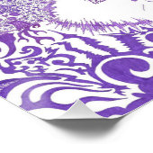 Paars Funk Poster (Hoek)