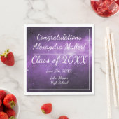 Paars Galaxy Afstuderen voor de buitenruimte Servet (Insitu)