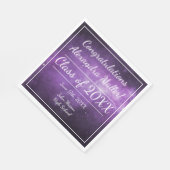 Paars Galaxy Afstuderen voor de buitenruimte Servet (Hoek)