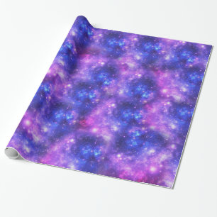 Paars Galaxy Cadeaupapier