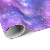 Paars Galaxy Cadeaupapier (Rol Hoek)