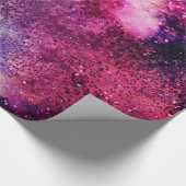 Paars Galaxy Cadeaupapier (Hoek)