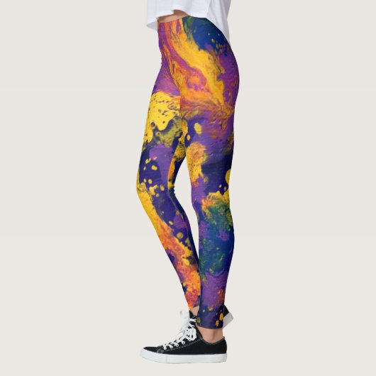 Paars Galaxy II Leggings (Links)