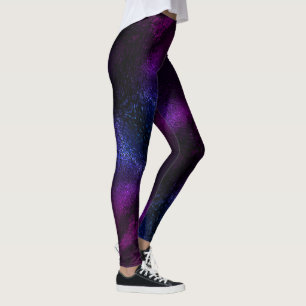 Paars Galaxy Ombre leggings Waveline brand