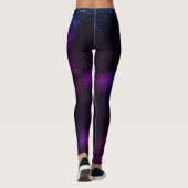 Paars Galaxy Ombre leggings Waveline brand (Achterkant)