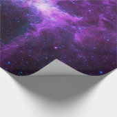 Paars galaxy wrapping papier (Hoek)