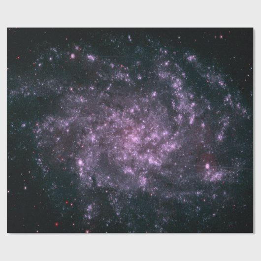 Paars galaxy wrapping papier (Vlak)