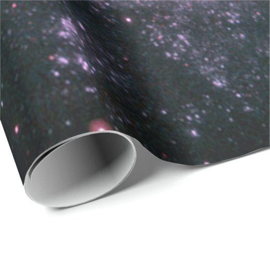 Paars galaxy wrapping papier (Rol Hoek)