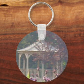 Paars Gazebo Button Sleutelhanger (Voorkant)