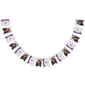 Paars gebogen Lijst Foto Afstuderen Vlaggetjes (Alle)