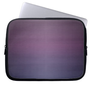Paars Geborsteld Metaal Laptop Sleeve