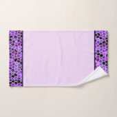 Paars gebrandschilderd glas bad handdoek (Handdoek)